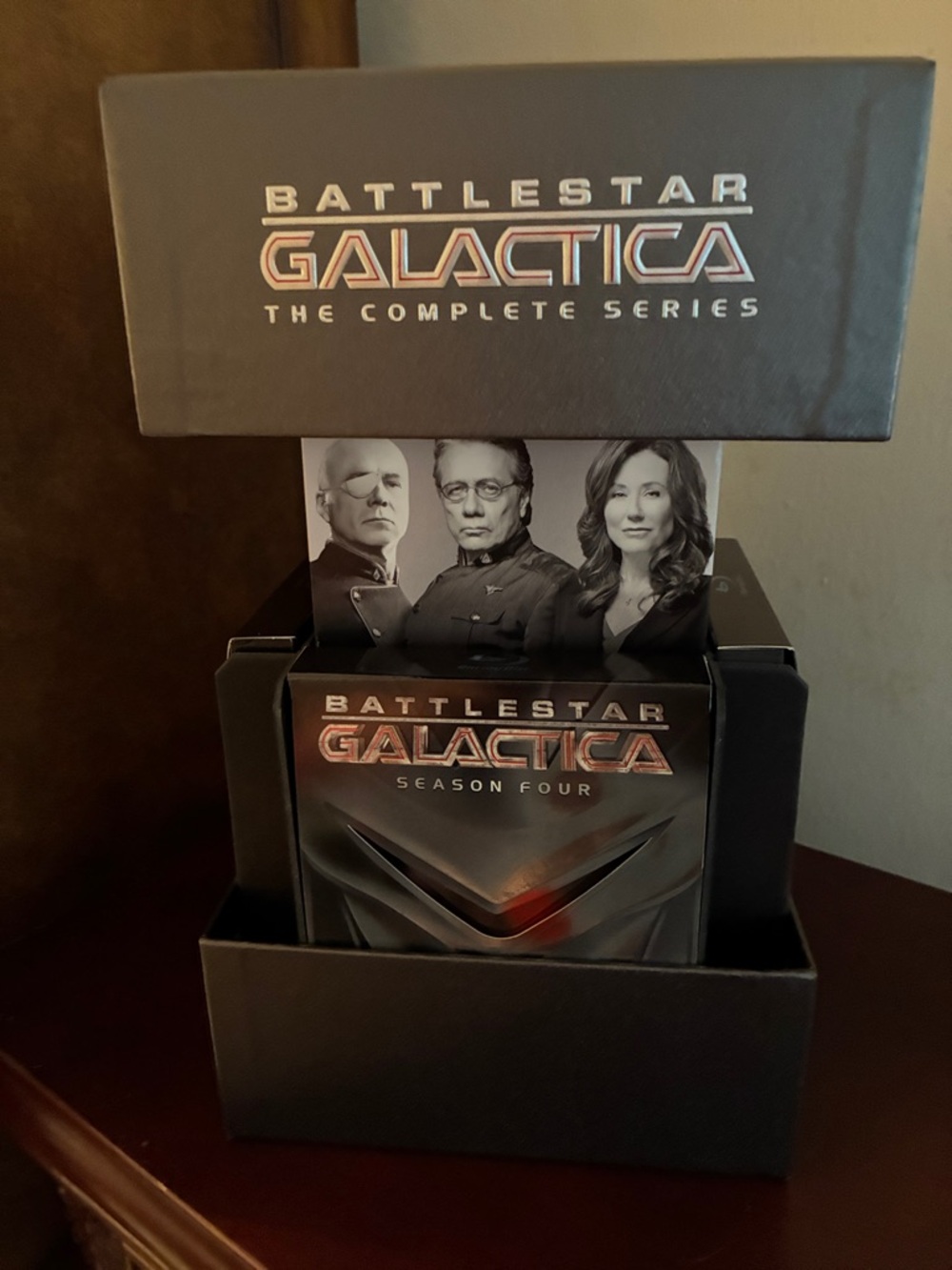 Battlestar Galactica The Complete Series Collector Box - Black with Red Accent